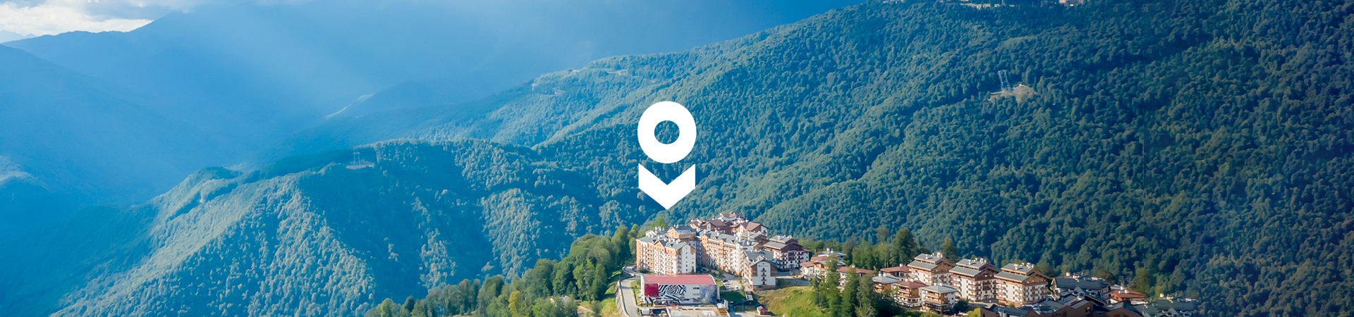 House in mountainous area of Russia getting satellite internet from Konnect